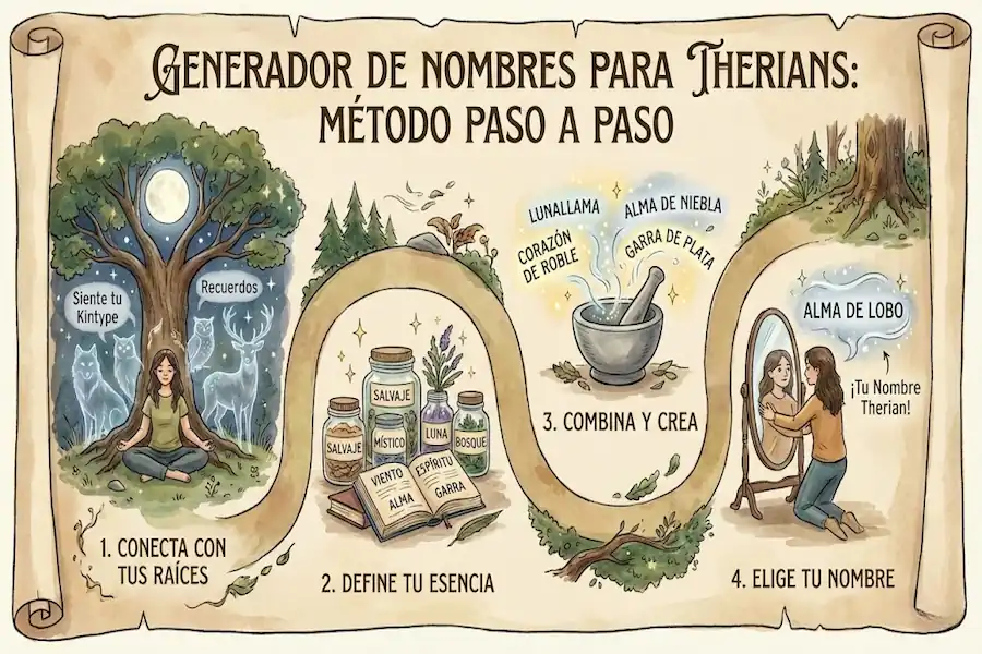 Generador de Nombres para Therians: Método Paso a Paso