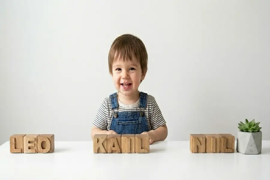 Selección de nombres de niño cortos y sonoros tendencia