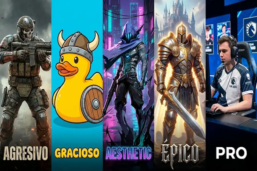 Tipos de apodos para juegos según tu estilo Tipos de apodos para juegos según tu estilo