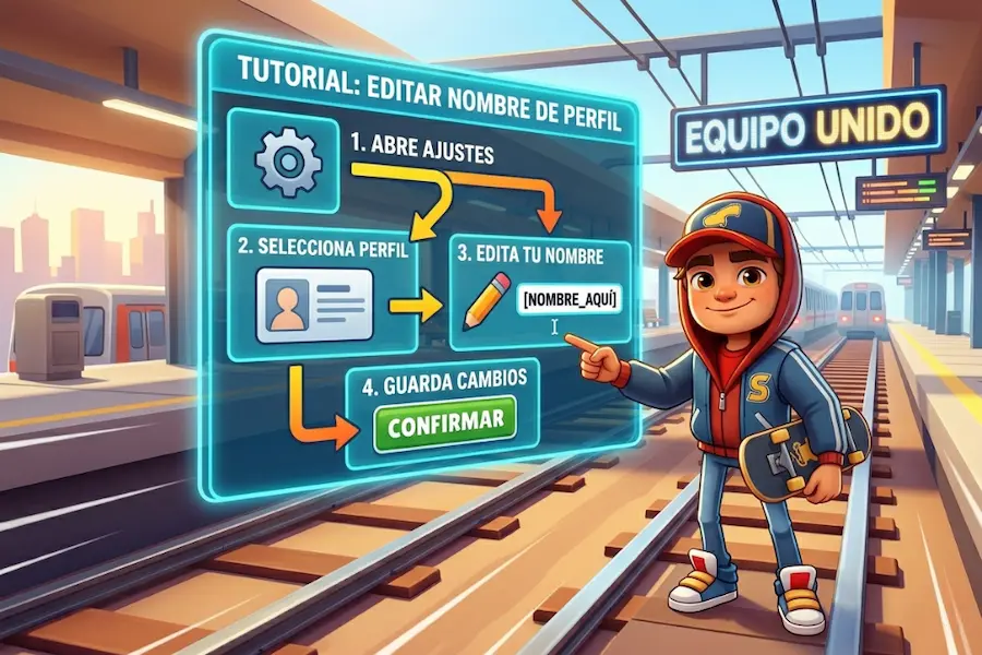 Cómo Cambiar tu Nombre en Subway Surfers Paso a Paso