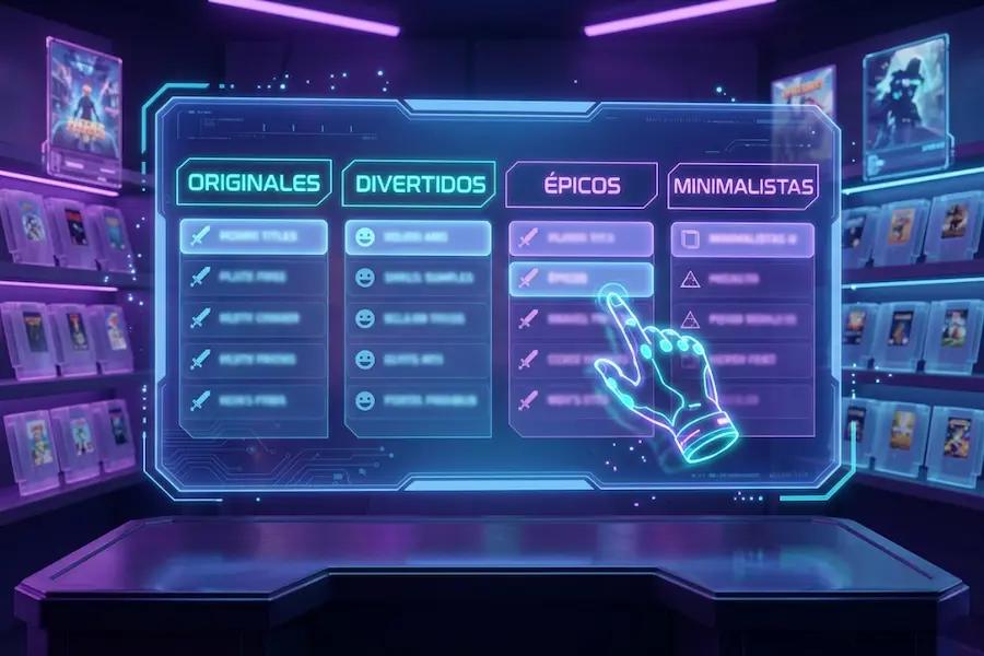 Lista de los mejores y más creativos nombres para juegos .io