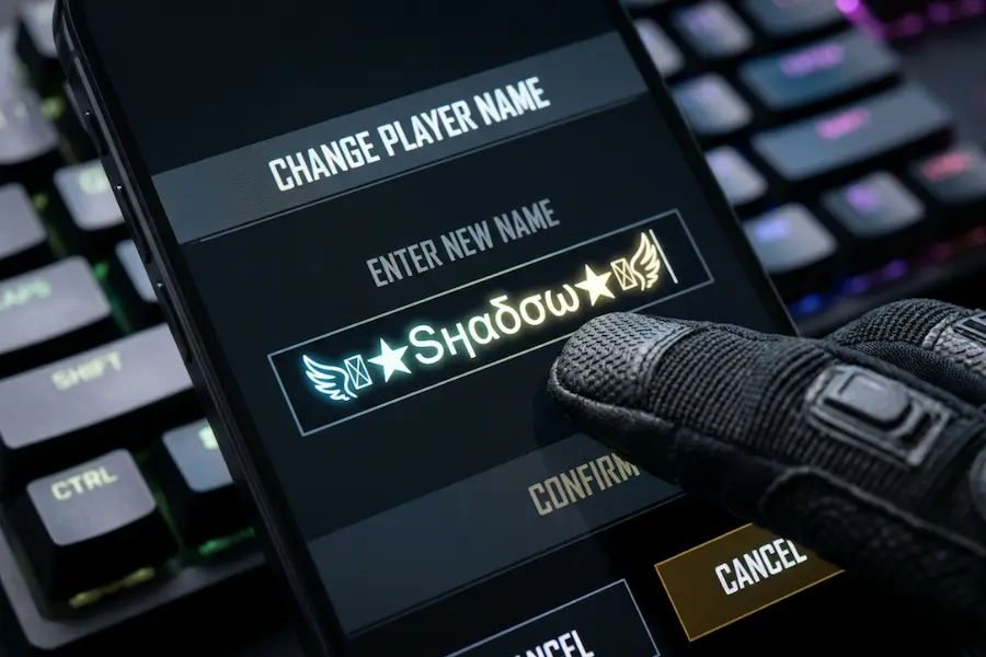 Ejemplos de nombres con símbolos y letras especiales para PUBG Mobile