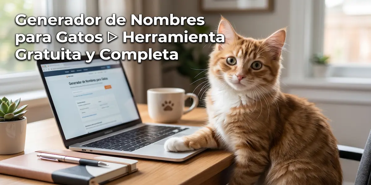 Generador de Nombres para Gatos ▷ Herramienta Gratuita y Completa