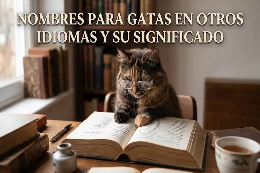 Nombres para gatas en otros idiomas y su significado Gata exótica ideal para ilustrar nombres en diferentes idiomas y sus hermosos significados