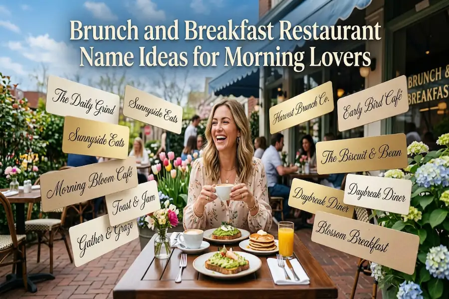 Brunch and Breakfast Restaurant Name Ideas for Morning Lovers Catchy Brunch and Breakfast Restaurant Name Ideas for Morning Lovers
