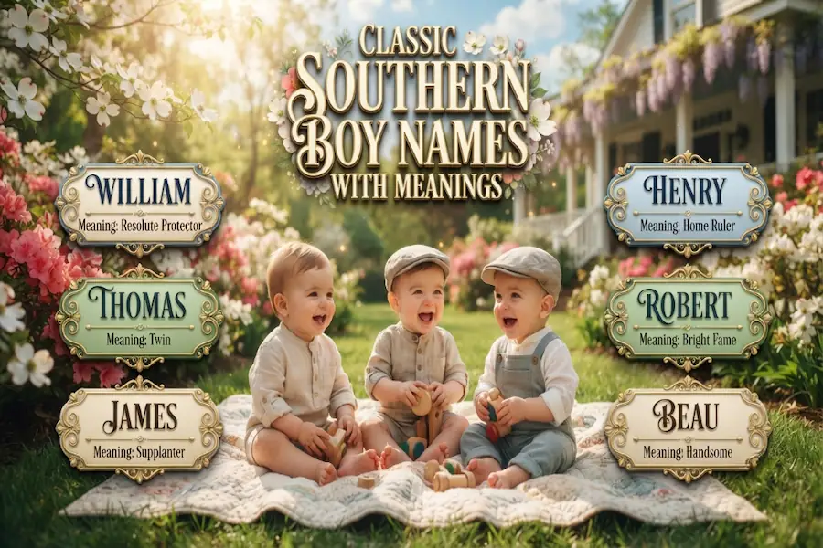 Classic Southern Boy Names with Meanings Classic Southern Boy Names with Meanings