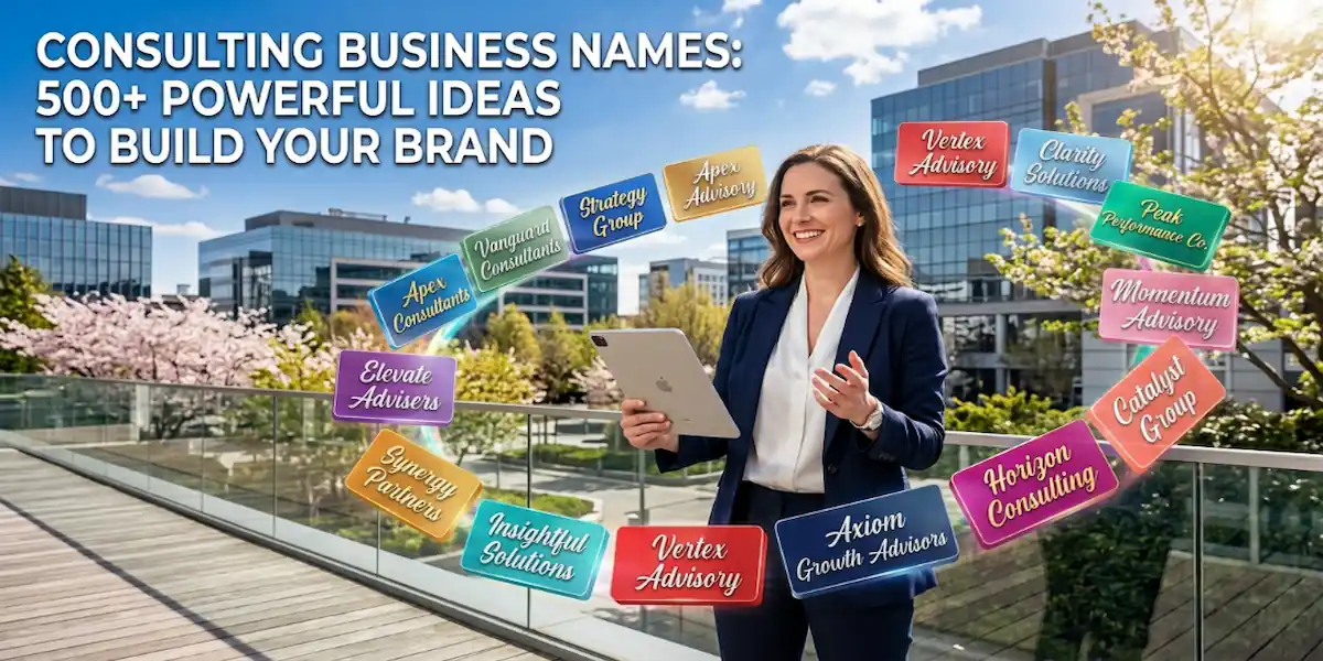 Consulting Business Names: 500+ Powerful Ideas to Build Your Brand 1 Consulting Business Names- 500+ Powerful Ideas to Build Your Brand