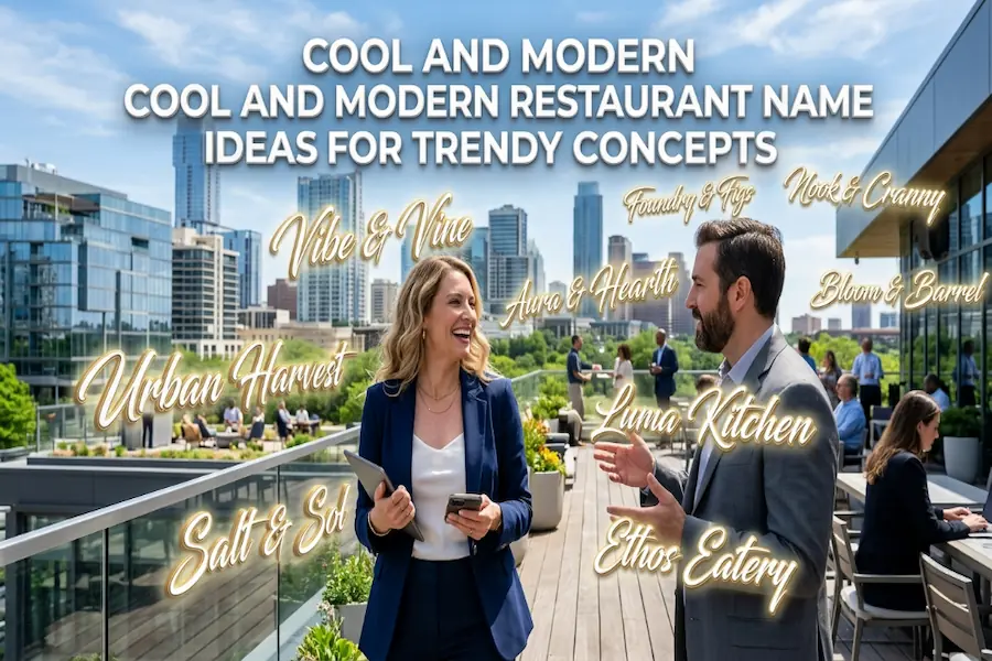 Cool and Modern Restaurant Name Ideas for Trendy Concepts Cool and Modern Restaurant Name Ideas for Trendy Concepts and Trendy Hotspots