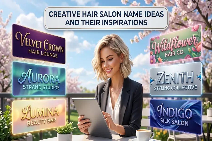 Creative hair salon name ideas and their inspirations