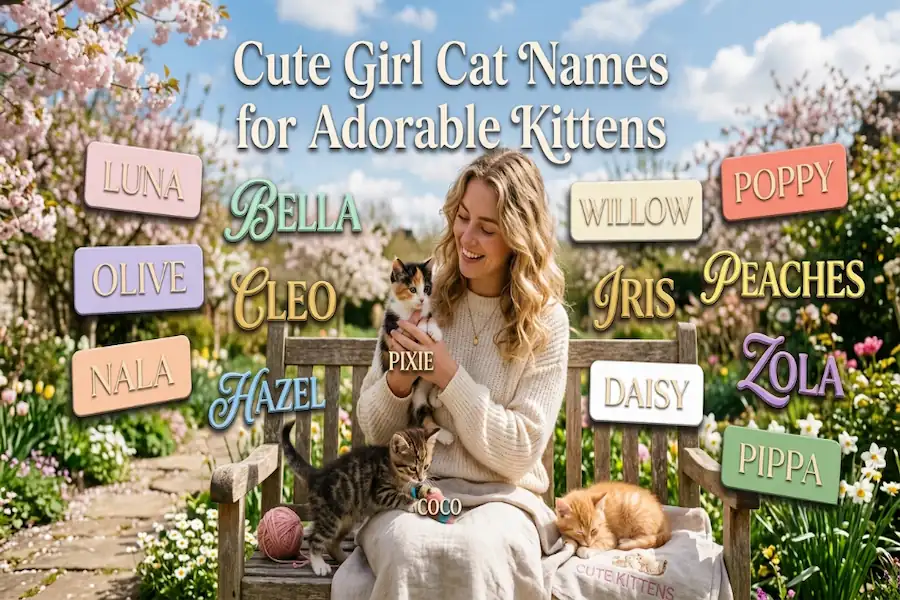 Cute Girl Cat Names for Adorable Kittens Cute girl cat names for adorable kittens