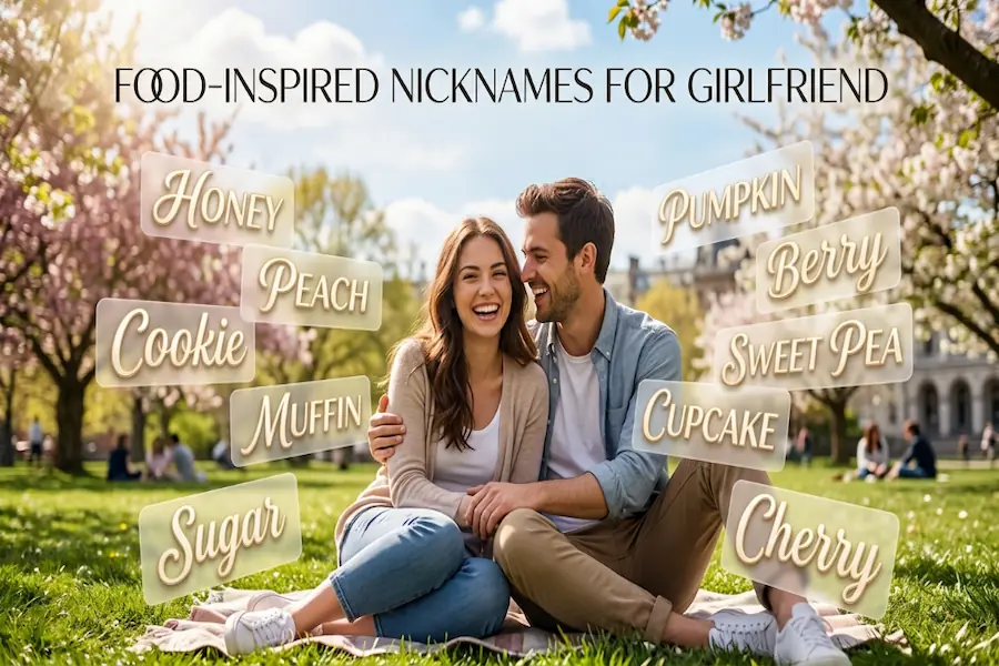 Sweet food-inspired nicknames for girlfriend