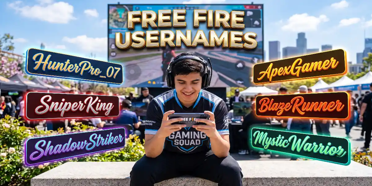 Free Fire Usernames