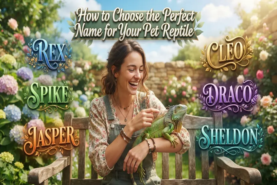 How to Choose the Perfect Name for Your Pet Reptile