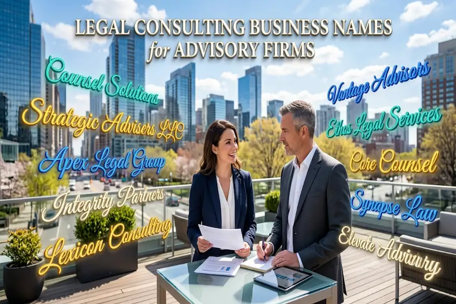 Legal Consulting Business Names for Advisory Firms Legal Consulting Business Names for Advisory Firms