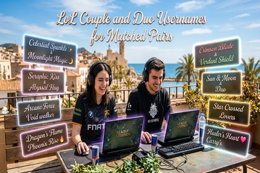 LoL Couple and Duo Usernames for Matched Pairs