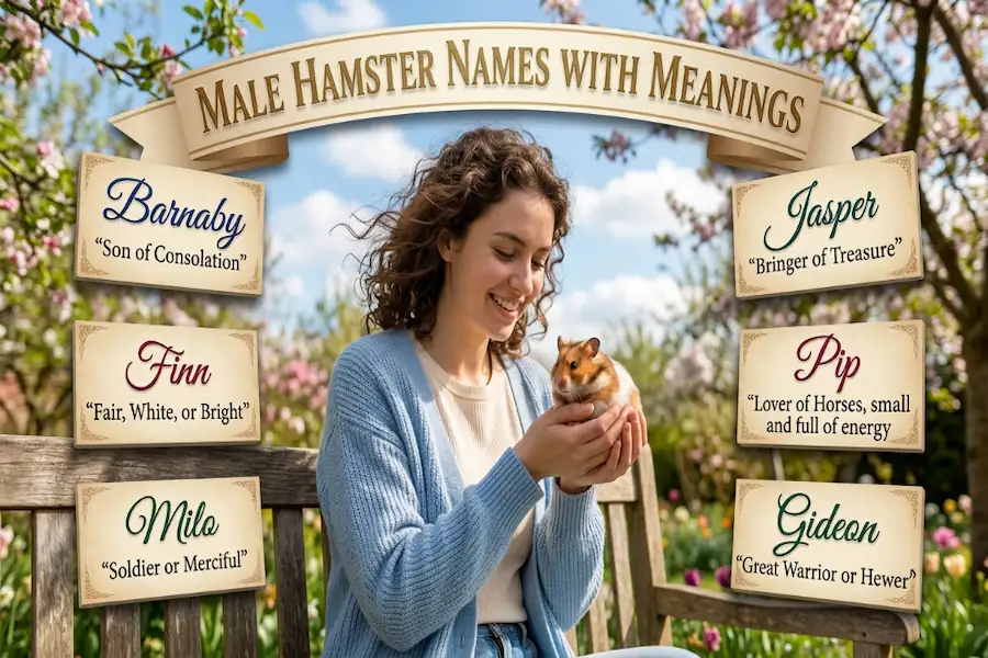 Male hamster names with meanings and origin ideas