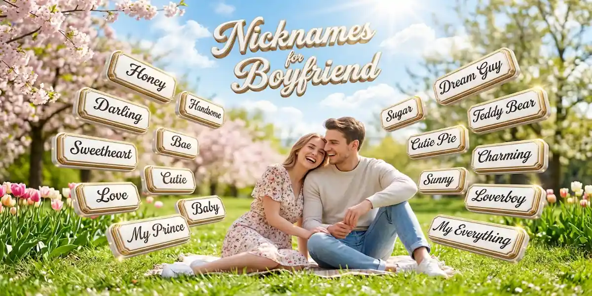 Nicknames for Boyfriend: 500+ Cute, Funny, Romantic & Unique Pet Names He'll Love 1 Nicknames for Boyfriend