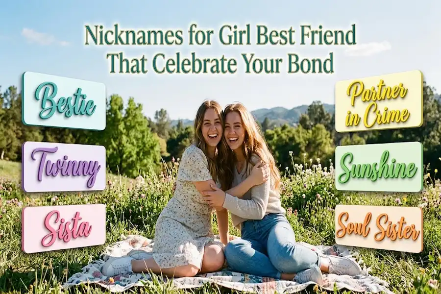 Sweet nicknames for a girl best friend celebrating strong emotional bonds