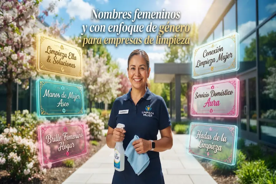 Nombres femeninos y con enfoque de género para empresas de limpieza