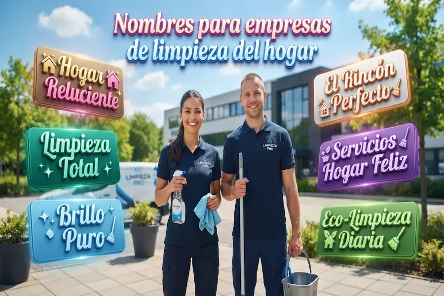 Nombres para empresas de limpieza del hogar
