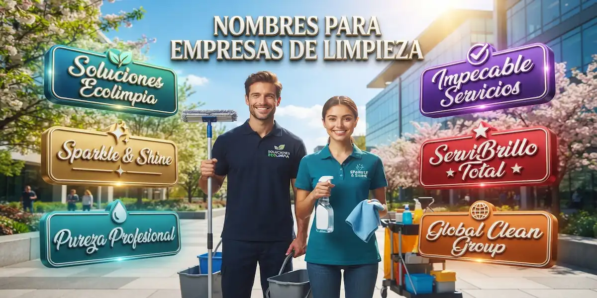 Nombres para empresas de limpieza