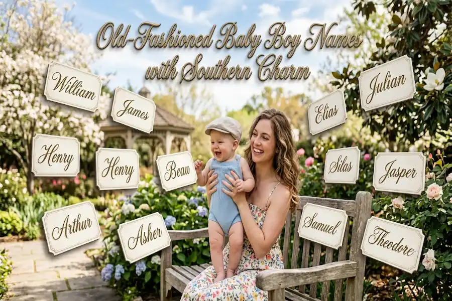 Old-Fashioned Baby Boy Names with Southern Charm
