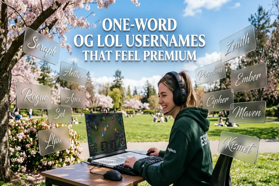 One Word OG LoL Usernames That Feel Premium