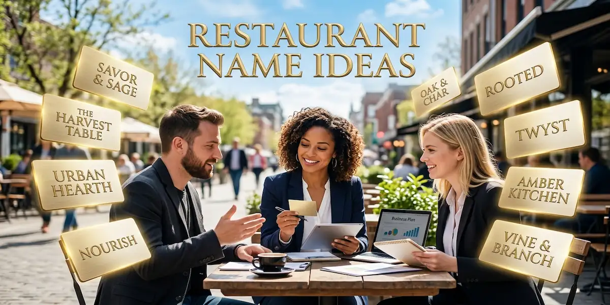 Restaurant Name Ideas: 500+ Creative, Catchy & Unique Names for Every Concept 1 Restaurant Name Ideas