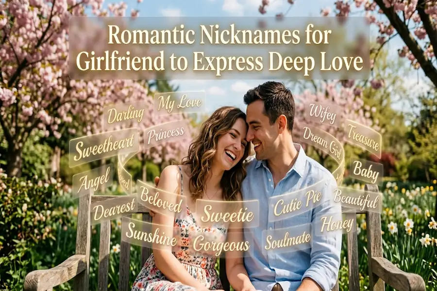Romantic nicknames to express deep love for girlfriend