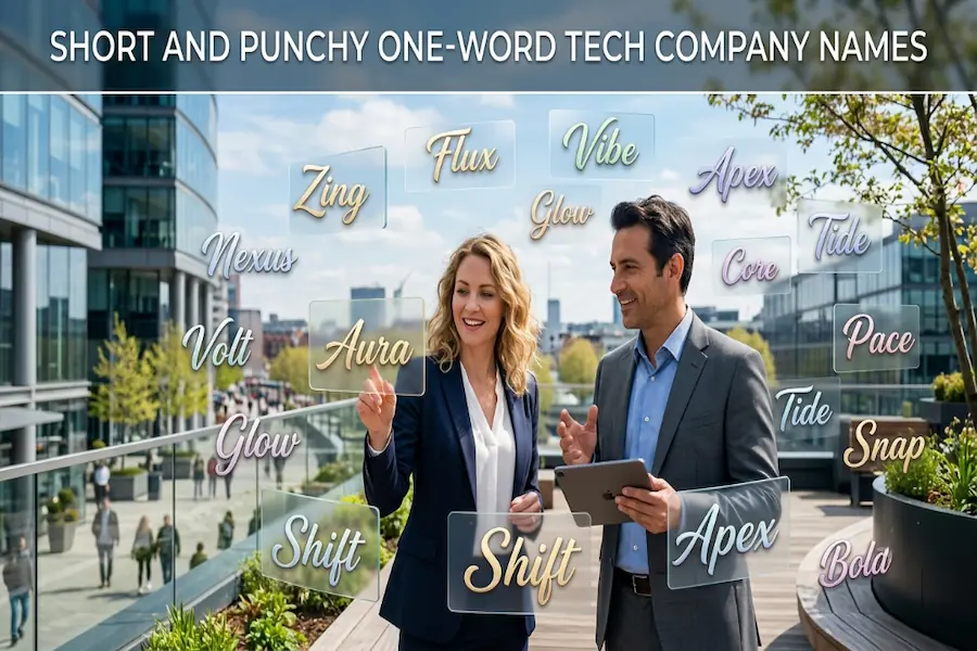 Short and Punchy One-Word Tech Company Names Ideas