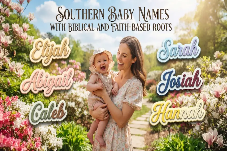 Southern Baby Names with Biblical and Faith-Based Roots Southern Baby Names with Biblical and Faith-Based Roots