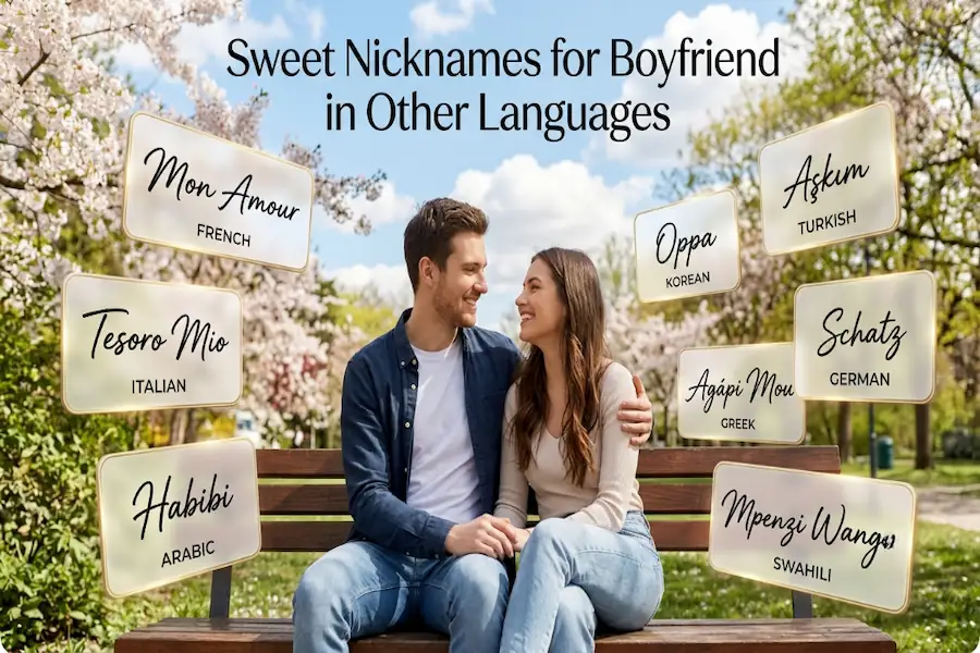 Sweet Nicknames for Boyfriend in Other Languages Sweet nicknames for boyfriend in other languages