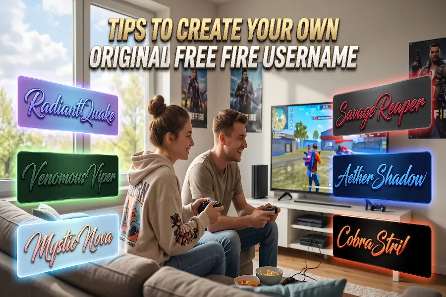 Guide and practical tips to create your own original Free Fire username
