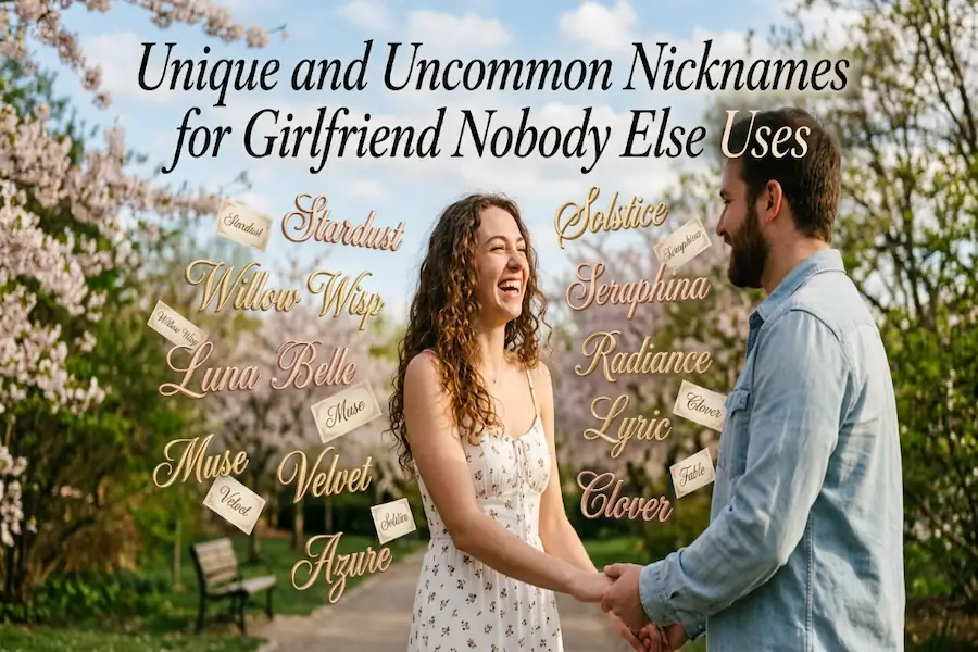 Unique and uncommon nicknames for girlfriend