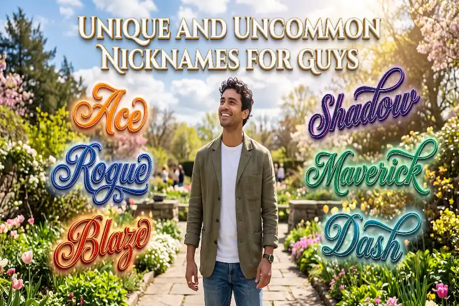 Unique and uncommon nicknames for guys with creative and rare appeal