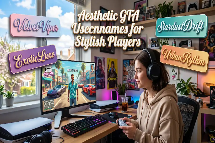 A curated list of aesthetic GTA usernames for stylish players