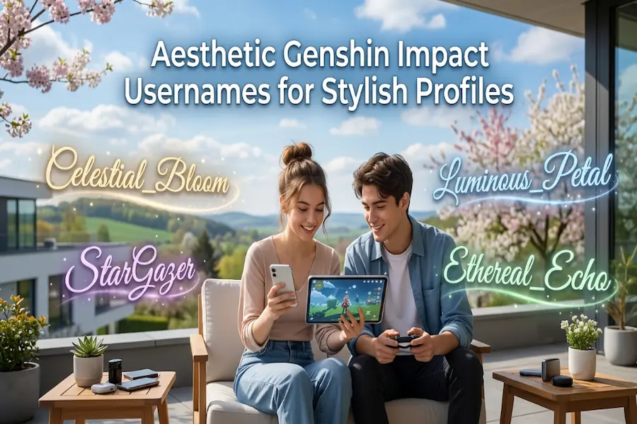 Aesthetic Genshin Impact usernames for stylish profiles
