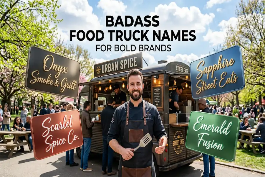 Bold and badass food truck name ideas for edgy culinary brands