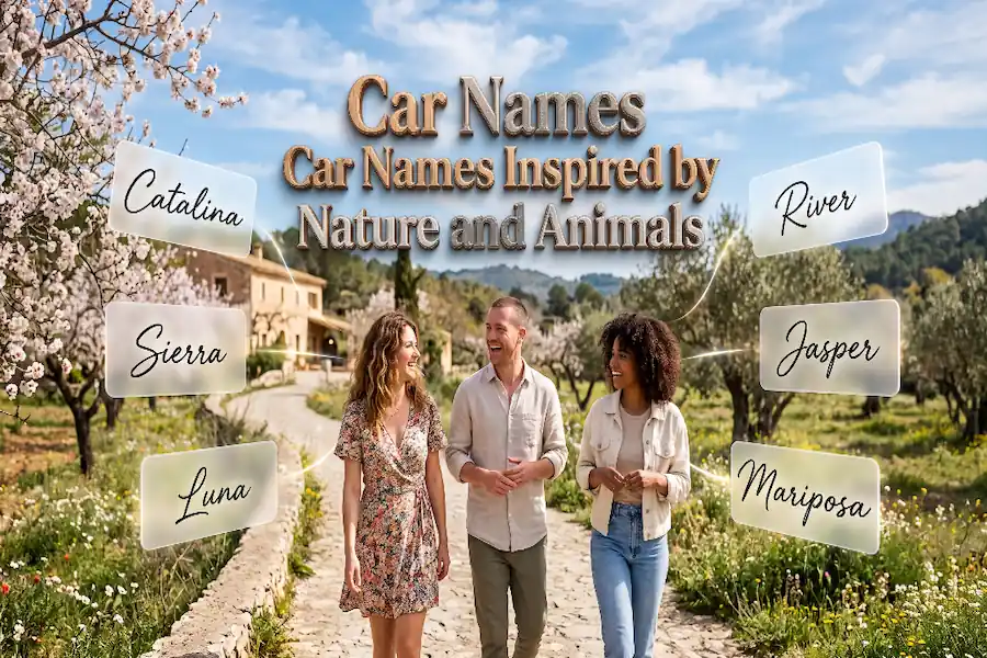 Car names inspired by nature and wild animals