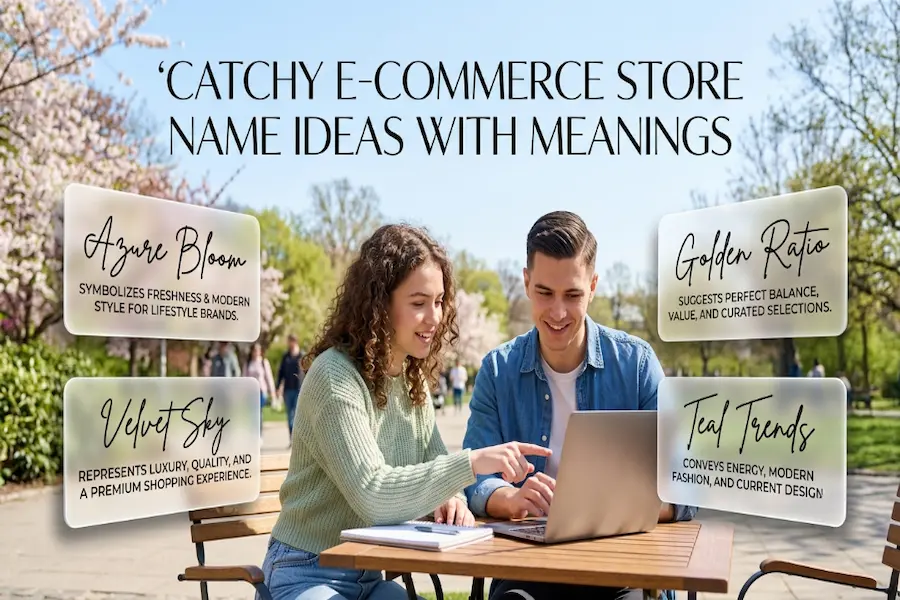 Catchy e-commerce store name ideas with meanings for modern online brands