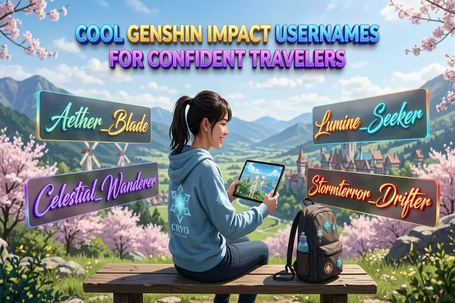 Cool Genshin Impact usernames for confident travelers