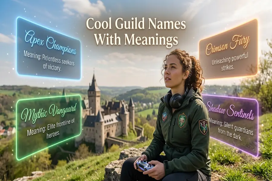 Cool Guild Names with Meanings for Video Game Teams