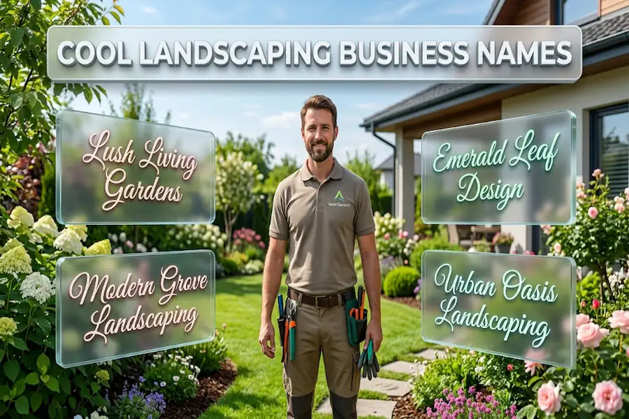 Cool landscaping business names for modern lawn care companies