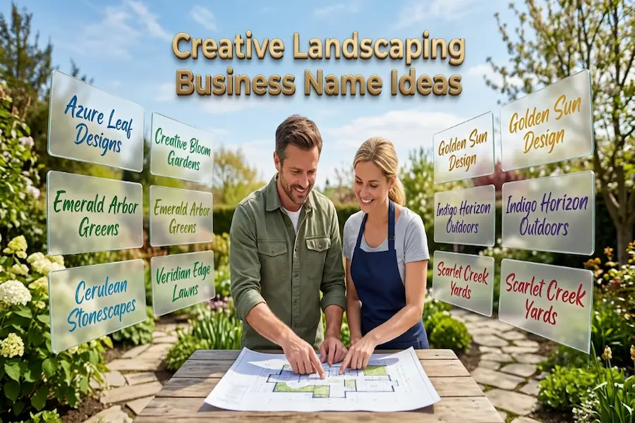 Creative landscaping business name ideas for professional lawn services