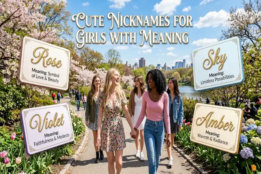 Cute nicknames for girls featuring special and heartwarming meanings