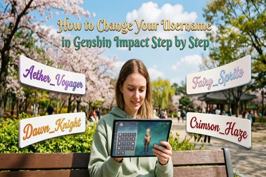 Step-by-step guide on how to change your username in Genshin Impact