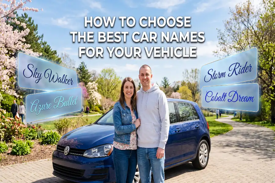 Guide on how to choose the best car names for your vehicle