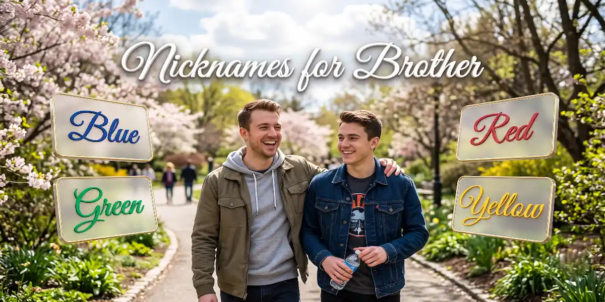 Nicknames For Brother