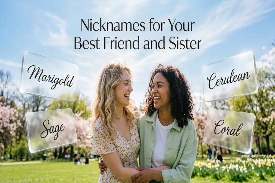 Special nicknames designed for your best friend and sister
