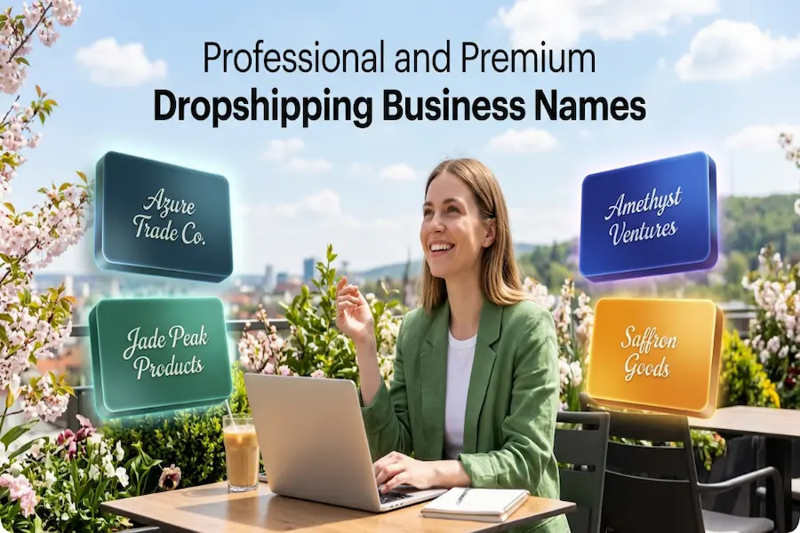 Professional and premium dropshipping business names for high-converting stores